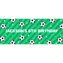 Card Factory Football Personalised Party Banner