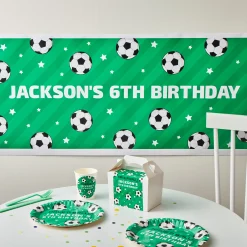 Card Factory Football Personalised Party Banner