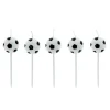 Card Factory Football Pick Cake Candles - Pack of 5
