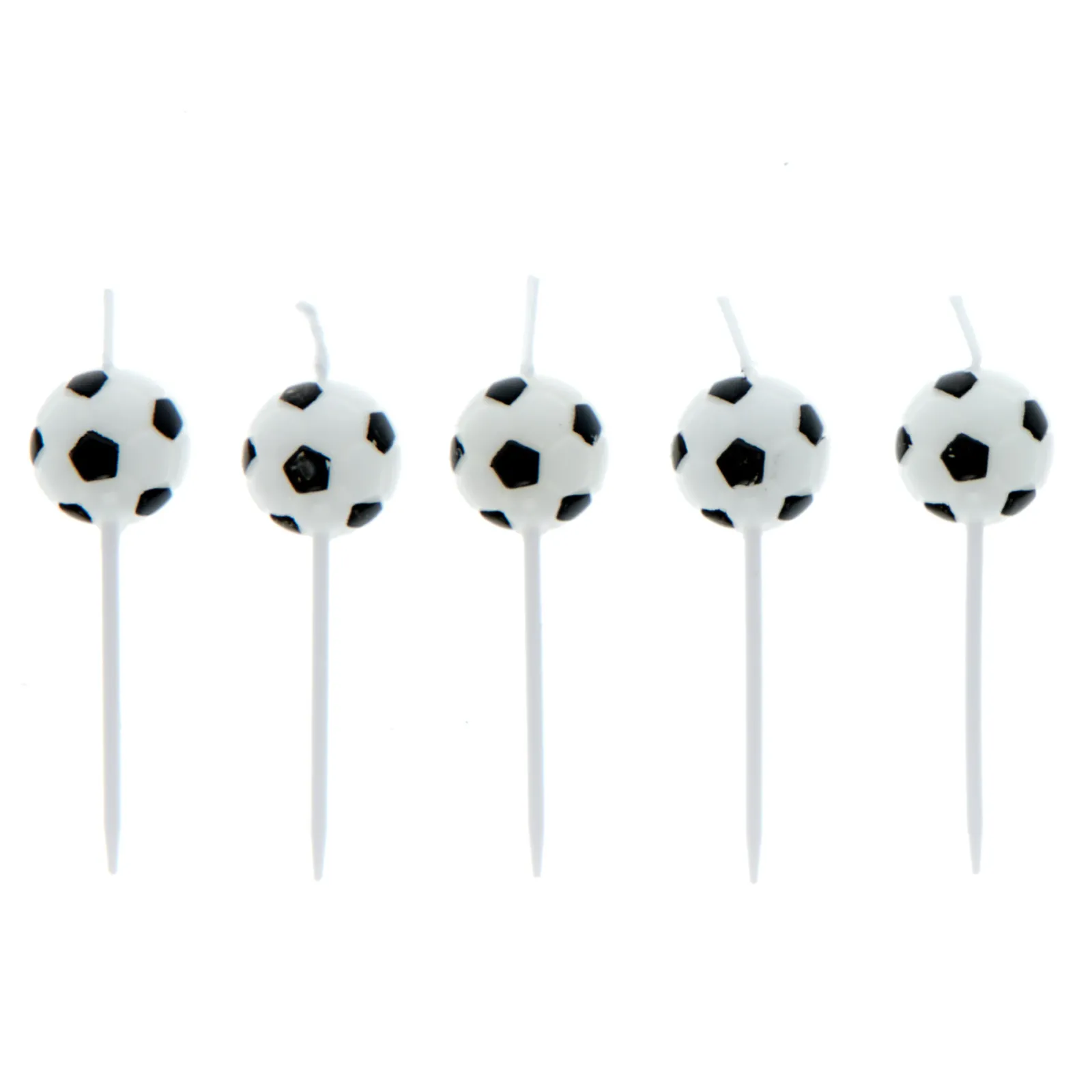 Card Factory Football Pick Cake Candles - Pack of 5