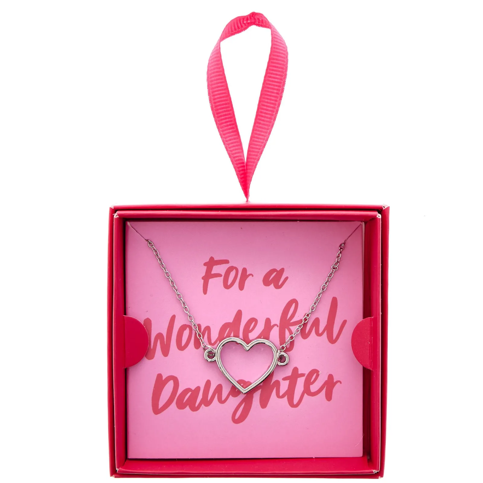 Sale For A Wonderful Daughter Heart Necklace Jewellery & Keepsakes|Birthday Gifts