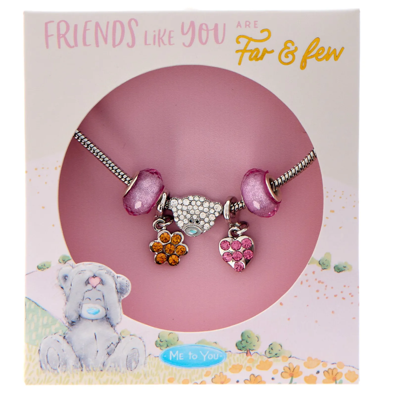 Card Factory Friends Like You Me To You Tatty Teddy Charm Bracelet