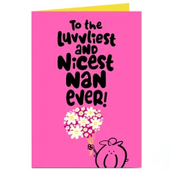 Outlet Fruitloops Personalised Birthday Card - Nicest Nan Birthday|For Her