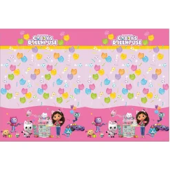 Card Factory Gabby's Dollhouse Party Tableware & Decorations Bundle - 16 Guests