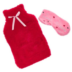 Card Factory Get Cosy Hot Water Bottle & Eye Mask Gift Set