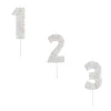 Giant Sprinkle Number Cake Candle (0-9) Cake Candles|Birthday Party