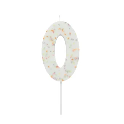 Giant Sprinkle Number Cake Candle (0-9) Cake Candles|Birthday Party