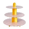 Clearance Gingham 3 Tier Cake Stand Tableware|Baby Shower Party
