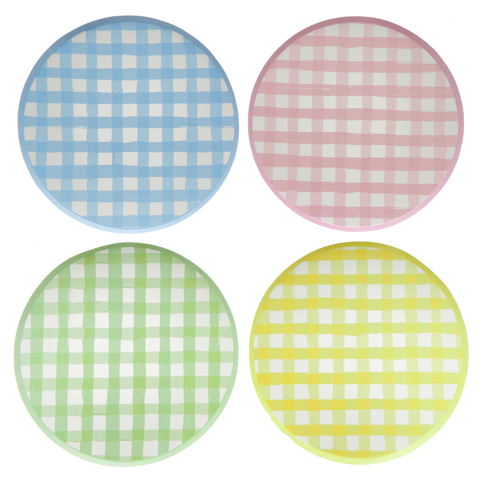 Discount Gingham Picnic Party Tableware & Decorations Bundle - 8 Guests Tableware|Baby Shower Party