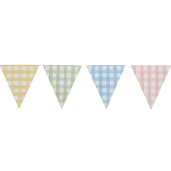 Discount Gingham Picnic Party Tableware & Decorations Bundle - 8 Guests Tableware|Baby Shower Party