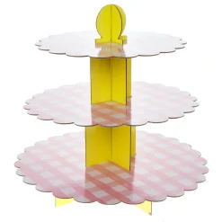 Discount Gingham Picnic Party Tableware & Decorations Bundle - 8 Guests Tableware|Baby Shower Party