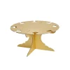 Online Gold Drink & Cake Stand Tableware|Anniversary Party