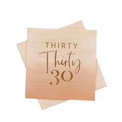 New Gold Foiled Special Age Paper Napkins (Pack of 16) - Choose Your Milestone Tableware|Birthday Party