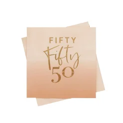 New Gold Foiled Special Age Paper Napkins (Pack of 16) - Choose Your Milestone Tableware|Birthday Party