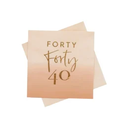 New Gold Foiled Special Age Paper Napkins (Pack of 16) - Choose Your Milestone Tableware|Birthday Party