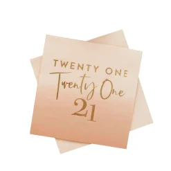 New Gold Foiled Special Age Paper Napkins (Pack of 16) - Choose Your Milestone Tableware|Birthday Party