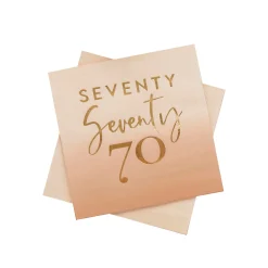 New Gold Foiled Special Age Paper Napkins (Pack of 16) - Choose Your Milestone Tableware|Birthday Party