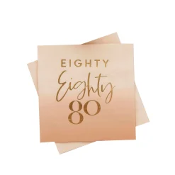 New Gold Foiled Special Age Paper Napkins (Pack of 16) - Choose Your Milestone Tableware|Birthday Party