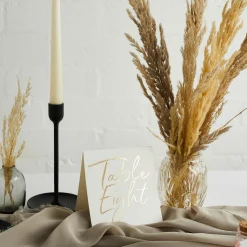 Discount Gold Foiled Table Numbers - Pack of 12 Tableware|Wedding Party