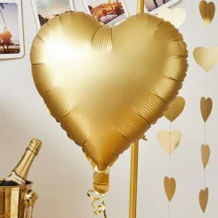 Card Factory Gold Heart 18-Inch Foil Balloon