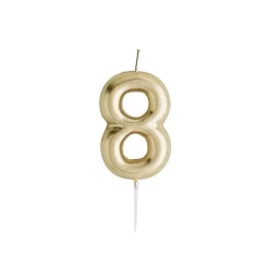 Online Gold Number Cake Candle (0-9) Cake Candles|Birthday Party
