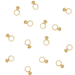 Card Factory Gold Ring Table Scatter