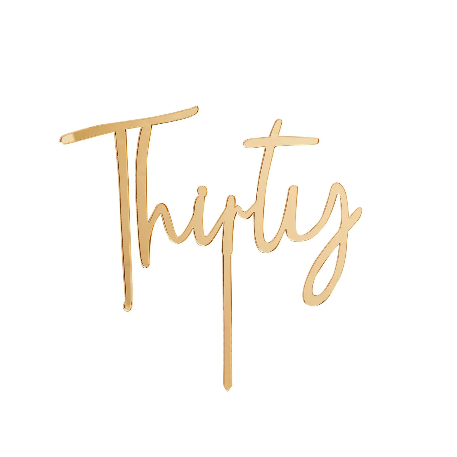 Online Gold Special Age Acrylic Cake Topper - Choose Your Milestone Cake Candles|Birthday Party