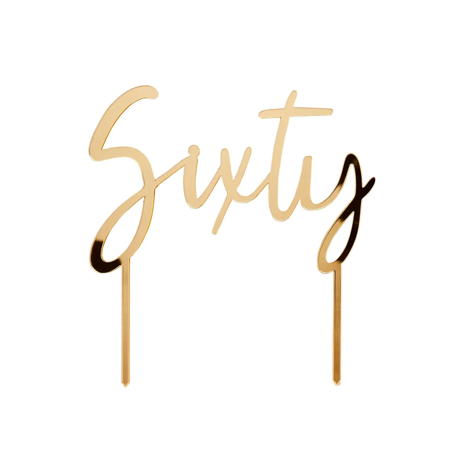 Online Gold Special Age Acrylic Cake Topper - Choose Your Milestone Cake Candles|Birthday Party