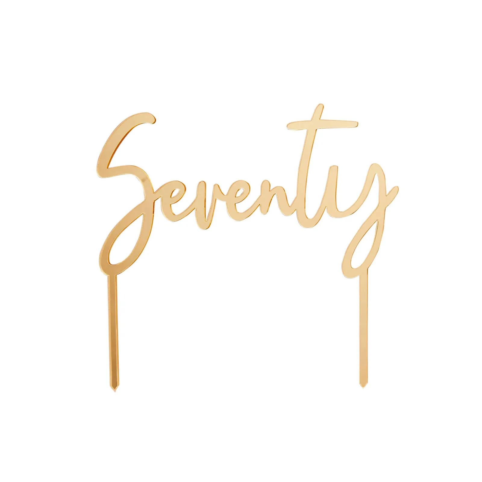 Online Gold Special Age Acrylic Cake Topper - Choose Your Milestone Cake Candles|Birthday Party