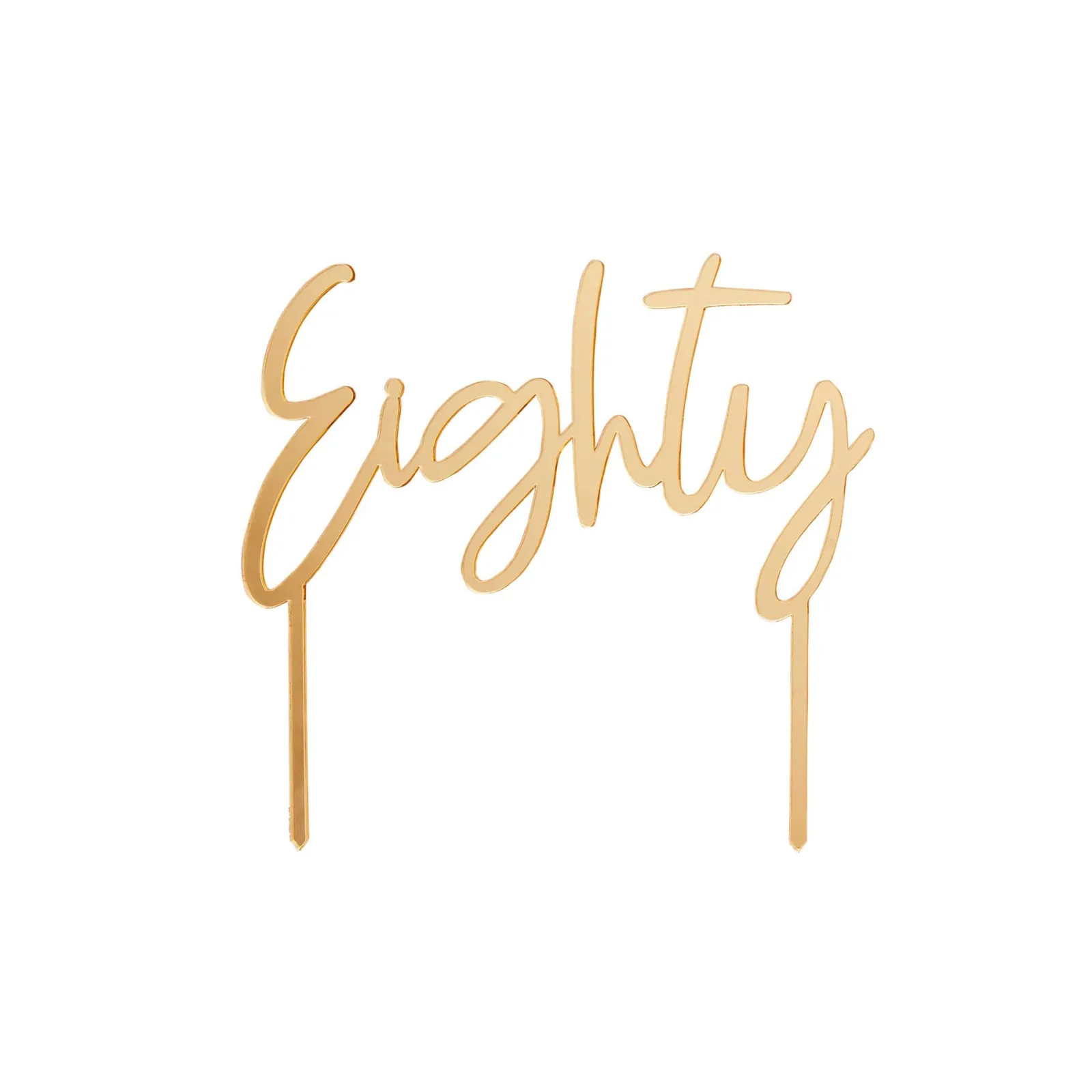 Online Gold Special Age Acrylic Cake Topper - Choose Your Milestone Cake Candles|Birthday Party