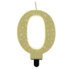 Sale Gold Starry Number 0 Cake Candle Cake Candles|Birthday Party