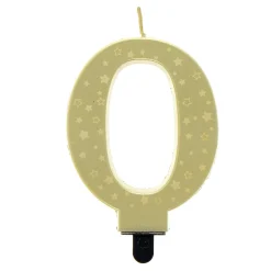Sale Gold Starry Number 0 Cake Candle Cake Candles|Birthday Party
