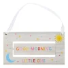 Kids Card Factory Good Morning & Goodnight Little One Spinning Plaque