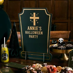 Sale Gravestone Customisable Signs - Pack of 3 Halloween Party