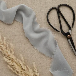 Card Factory Grey Chiffon Ribbon 5m