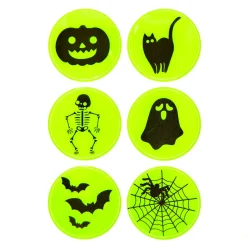 Clearance Halloween Reflective Stickers - Pack of 6 Halloween Party