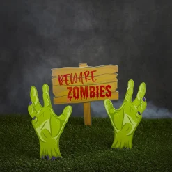 Online Halloween Zombie Wooden Garden Signs Halloween Party