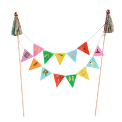 Sale Happy Birthday Bunting Card Cake Topper & Thread Tassels Cake Candles|Birthday Party