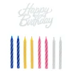 Sale Happy Birthday Jumbo Candles Set - 24 Candles & 13 Holders Cake Candles|Birthday Party