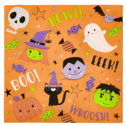 Discount Happy Halloween Paper Napkins - Pack of 20 Halloween Party