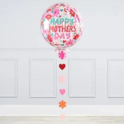 Card Factory Happy Mothers Day Floral Inflated Bubble Balloon