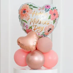 Outlet Happy Mother's Day Traditional Balloon Stack - Delivered Inflated! Personalised & Photo Balloons|Balloon Bouquets