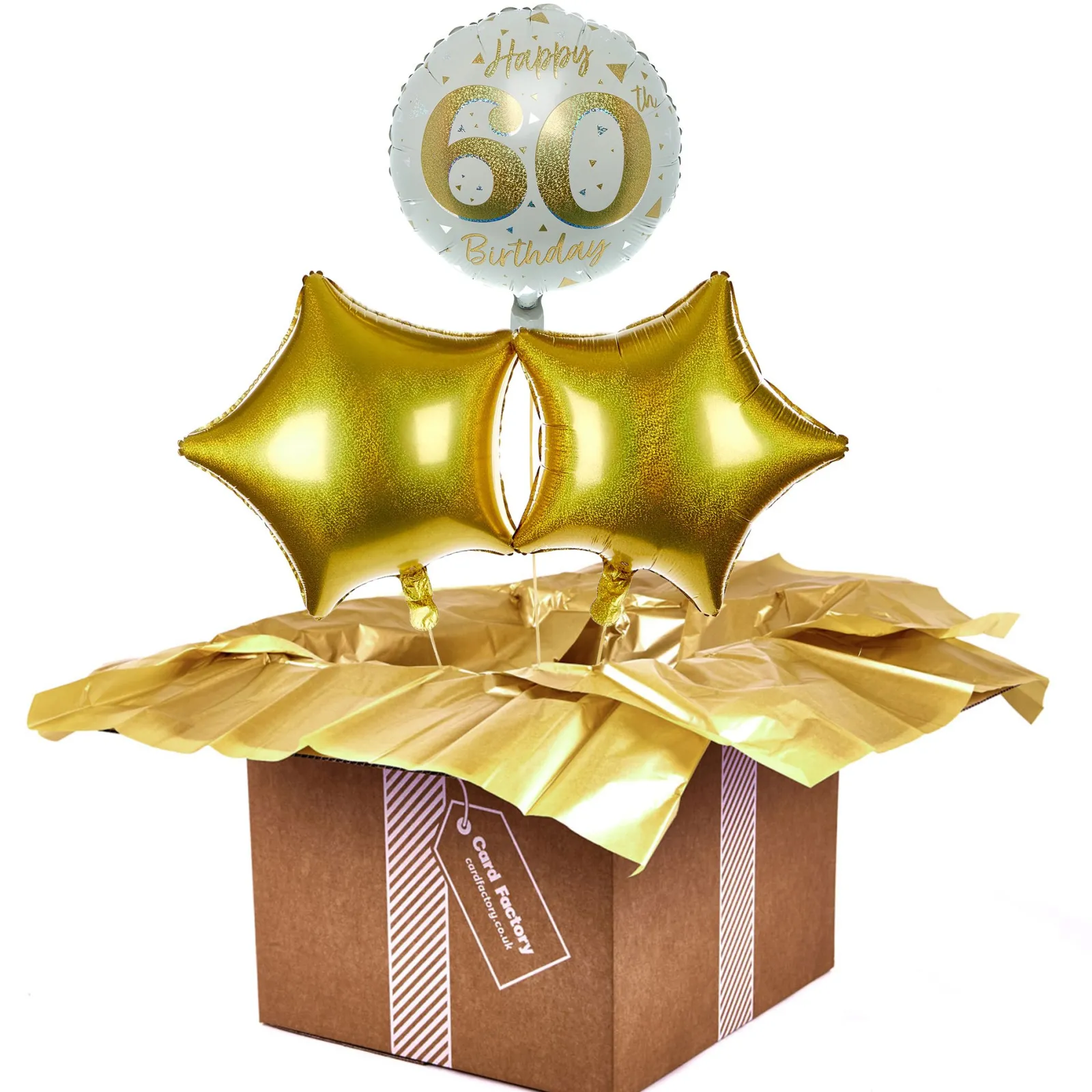 Hot Happy 60th Birthday Balloon Bouquet - DELIVERED INFLATED! 60Th Birthday|30Th Birthday