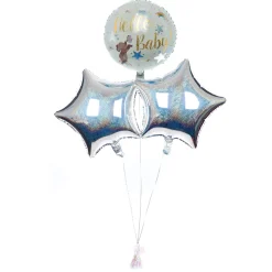 Hot Hello Baby Balloon Bouquet - DELIVERED INFLATED! Kids Balloons For Kids|Character Balloons