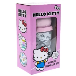 Card Factory Hello Kitty Doodle Tumbler Set