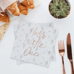 Card Factory Hello Little One Paper Napkins - Pack of 16