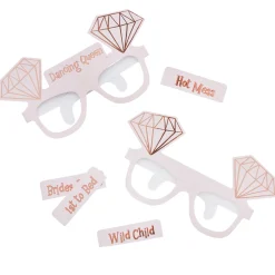 Card Factory Hen Party Card Glasses - Pack of 10