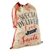Kids Card Factory Hessian Christmas Sack - Hand Delivered By Santa