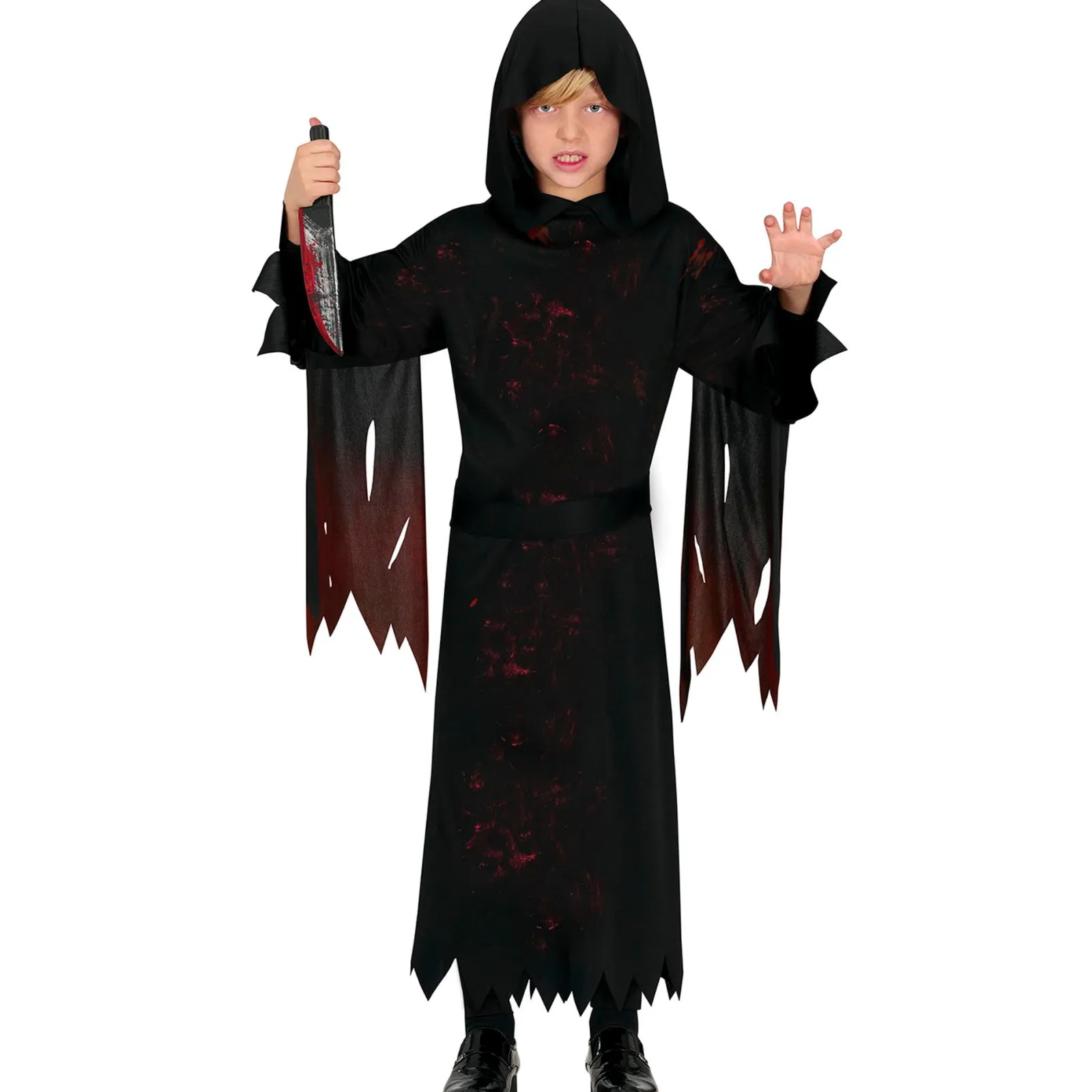 Card Factory Hooded Assassin Children's Fancy Dress Costume