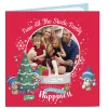Hugs Photo Christmas Card - Snow Globe Christmas|Photo
